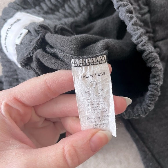 Talentless Womens Wide Leg Boxing Pants Grey XS - Picture 5 of 6